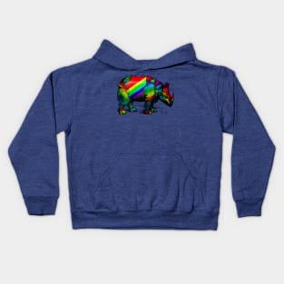 Magic Chubby Unicorn (Durer on Acid!) Kids Hoodie